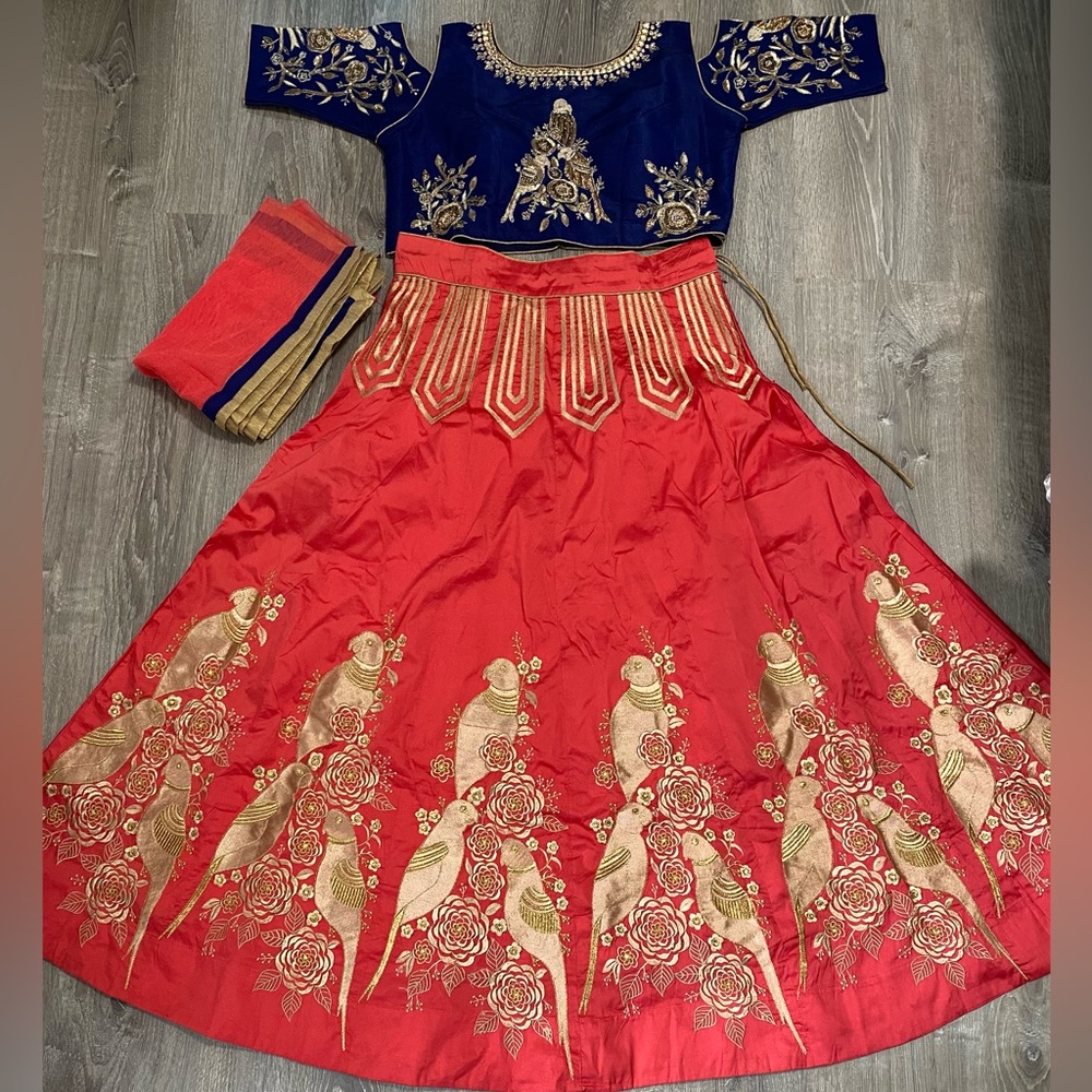 NEW Indian 3 Piece Lehnga (Lehnga Choli)